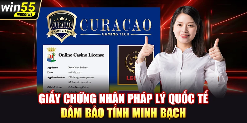 Giấy chứng nhận pháp lý quốc tế đảm bảo tính minh bạch